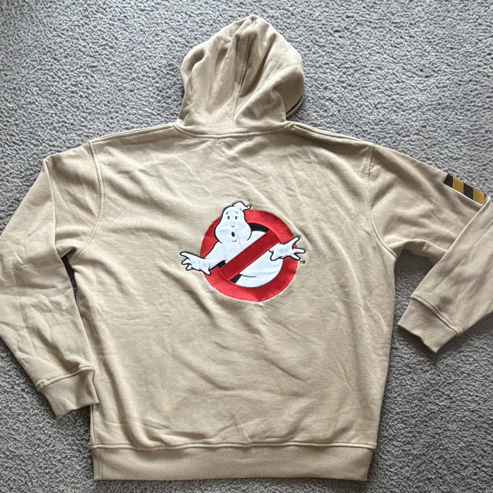 NWT Bradford Exchange Ghostbusters Full Zip Hoodie Mens Logo Slimer Movie Jacket